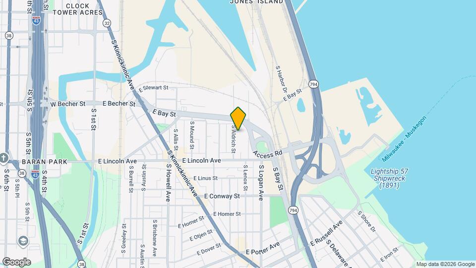 2146 S Aldrich St Map and Location Details