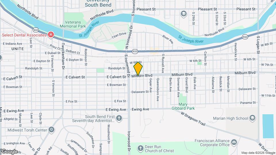 2721 Milburn Blvd Mapa y Detalles de la Ubicación