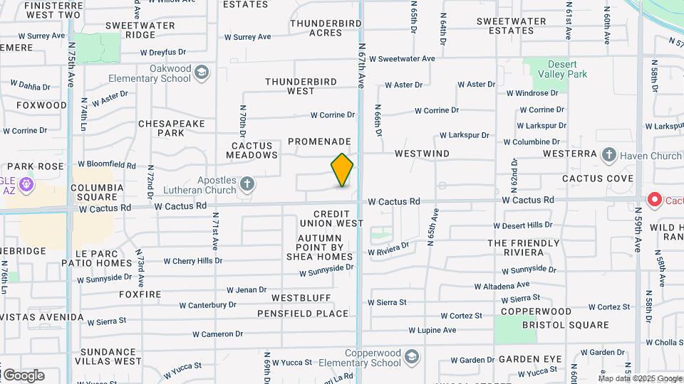 6763 W Wethersfield Rd Map and Location Details