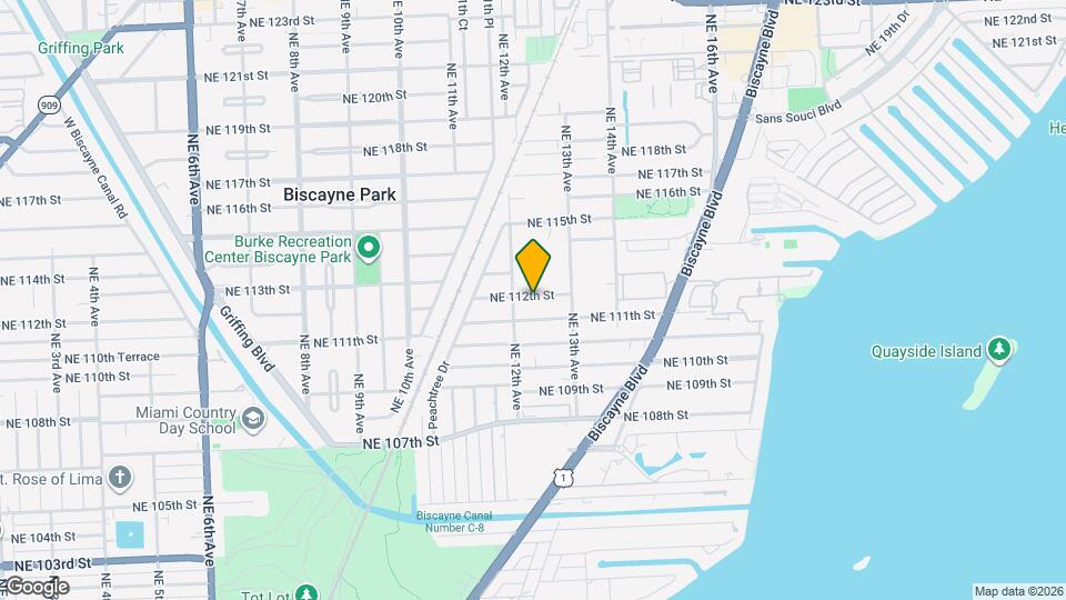 1238 NE 112th St Mapa y Detalles de la Ubicación