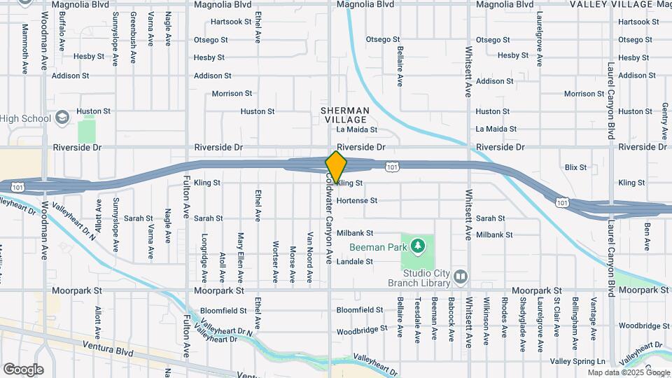 4660 Coldwater Canyon Ave, Unit 15 Mapa y Detalles de la Ubicación