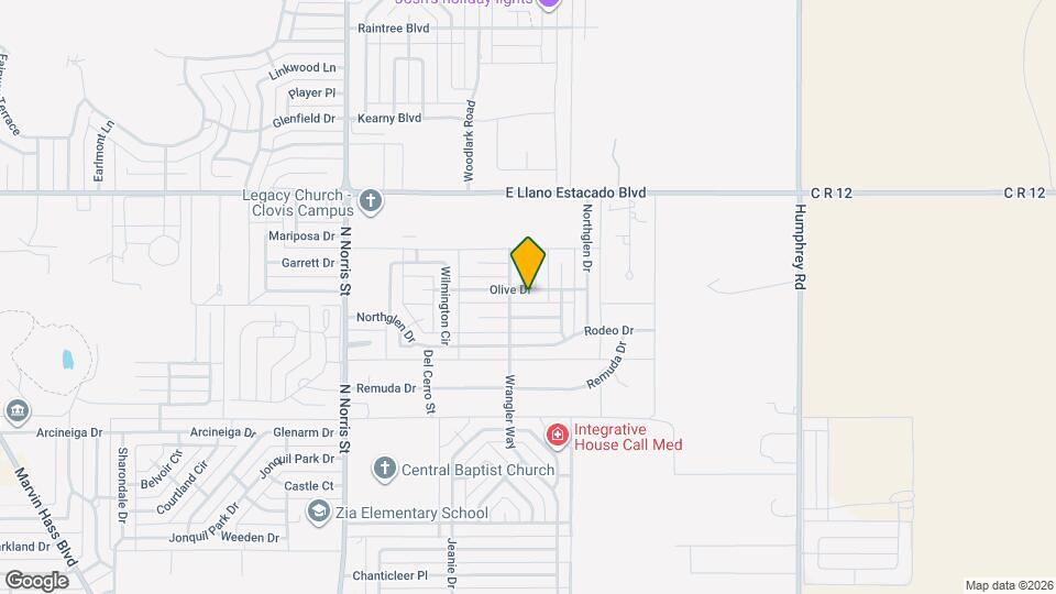 409 Olive Dr Map and Location Details