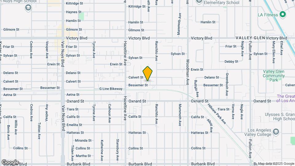 13937 Bessemer St Mapa y Detalles de la Ubicación