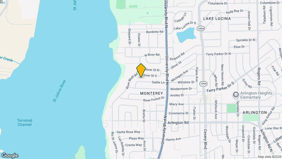 5455 Gable Ln Map and Location Details