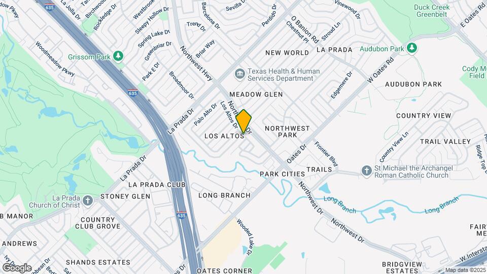 1401 Alta Mesa Ct Map and Location Details