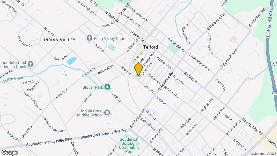 11 S 3rd St Map and Location Details