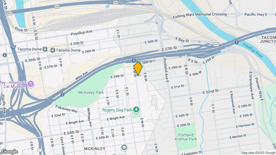 2907 E M St Map and Location Details