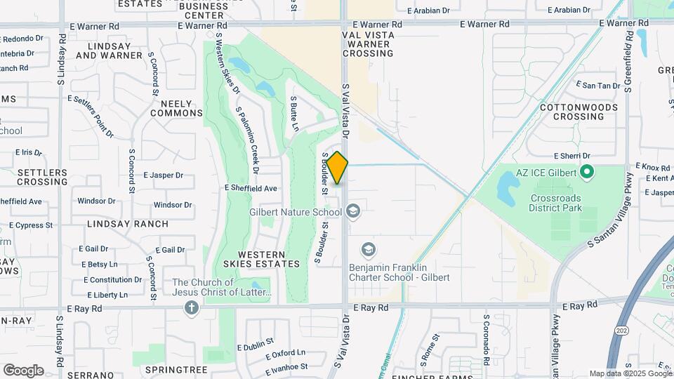 1576 E Windsor Dr Map and Location Details