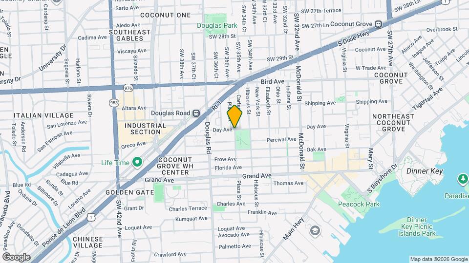 3204 Plaza St Map and Location Details