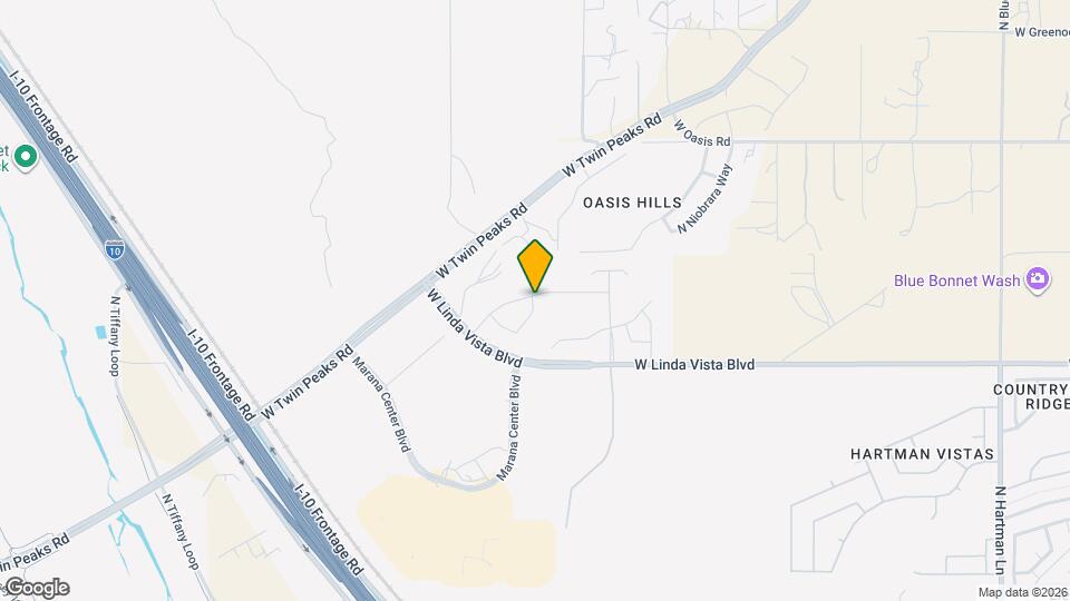 6295 W Calle Bilboa Map and Location Details