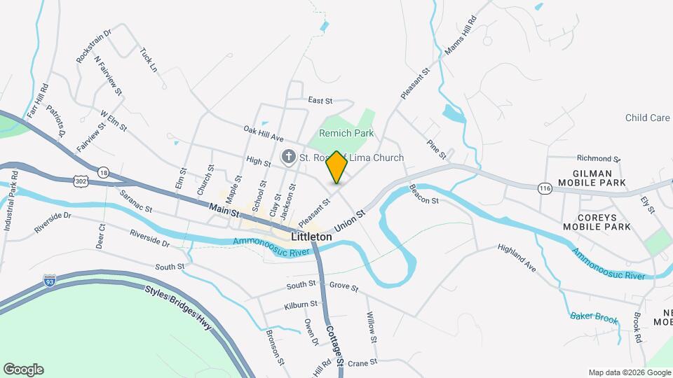 93 Pleasant St Map and Location Details