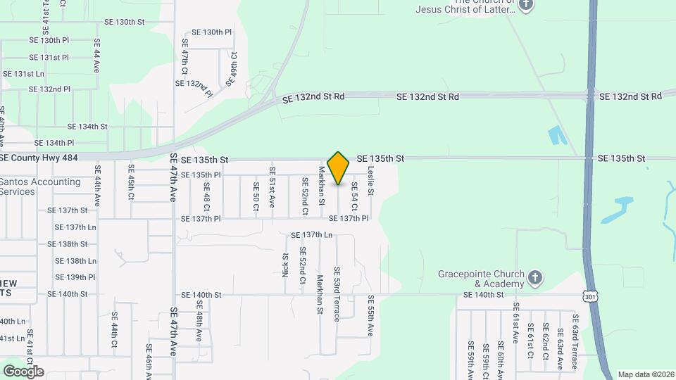 13591 SE 53rd Terrace Mapa y Detalles de la Ubicación