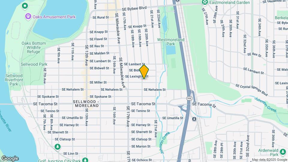 7928 SE 19th Ave Map and Location Details