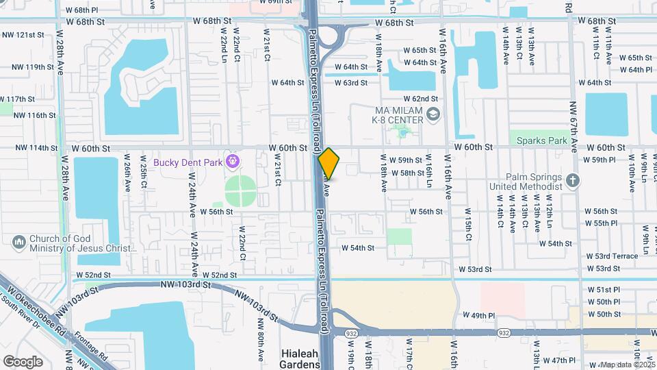 5755 W 20th Ave Map and Location Details
