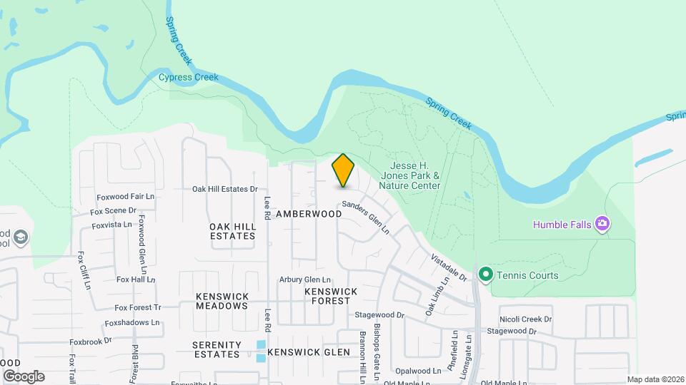 8026 Arrington Forest Ln Map and Location Details