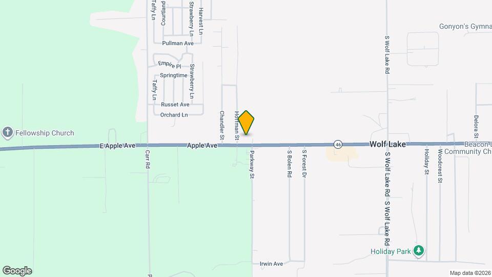 5134 E Apple Ave Map and Location Details