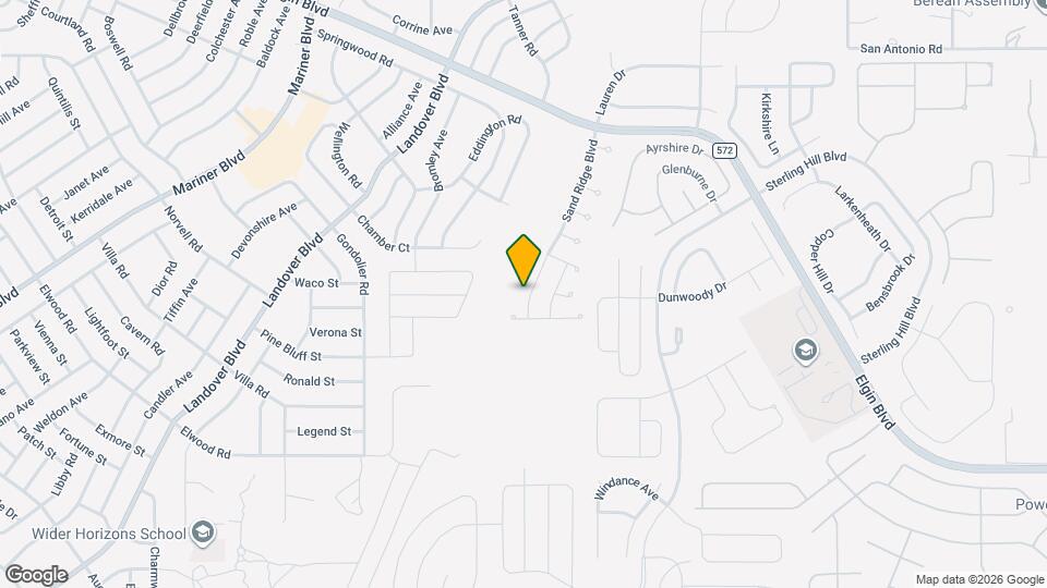 4167 Sand Ridge Blvd Map and Location Details
