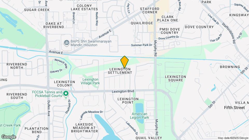4123 Custer Creek Dr Map and Location Details