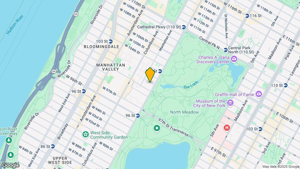 4 W 101st St Map and Location Details
