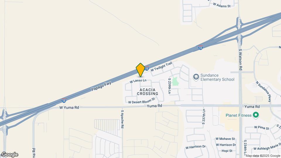24160 W Lasso Ln Map and Location Details