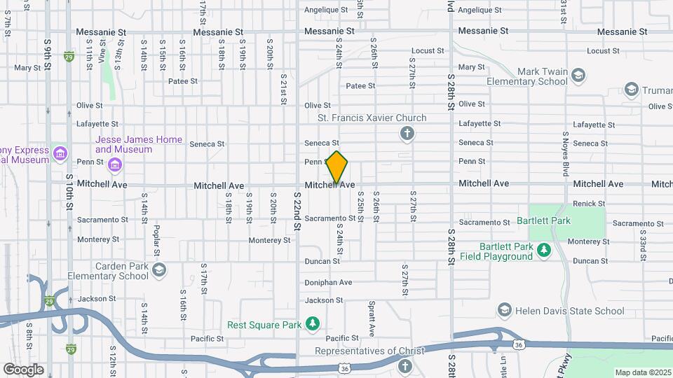 2328 Mitchell Ave Mapa y Detalles de la Ubicación