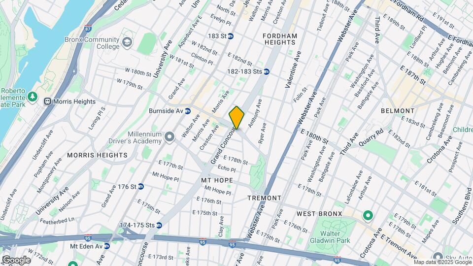 2034 Grand Concourse Map and Location Details