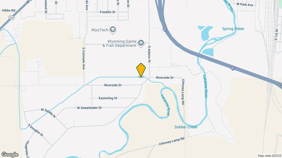 1575 Riverside Dr Map and Location Details