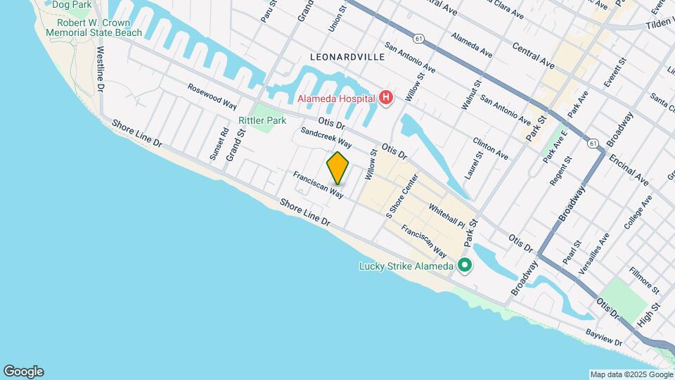 401 Whitehall Rd Map and Location Details