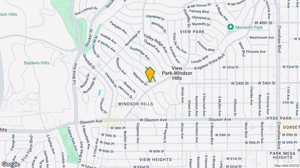 5340 S Verdun Ave Map and Location Details