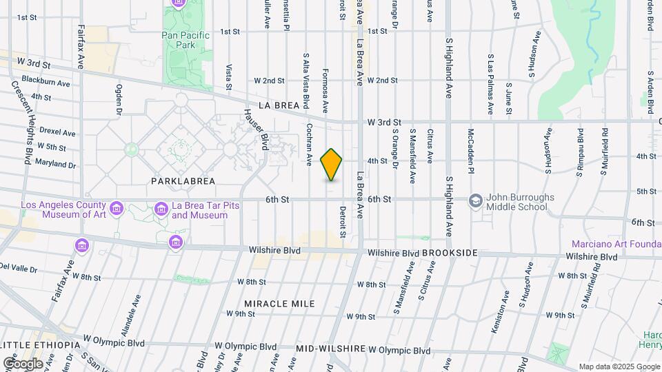 442 S Cloverdale Ave Map and Location Details