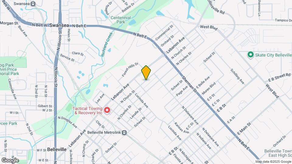 1514 N Church St Map and Location Details