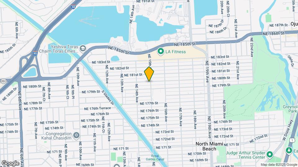 1498 NE 180th St Map and Location Details