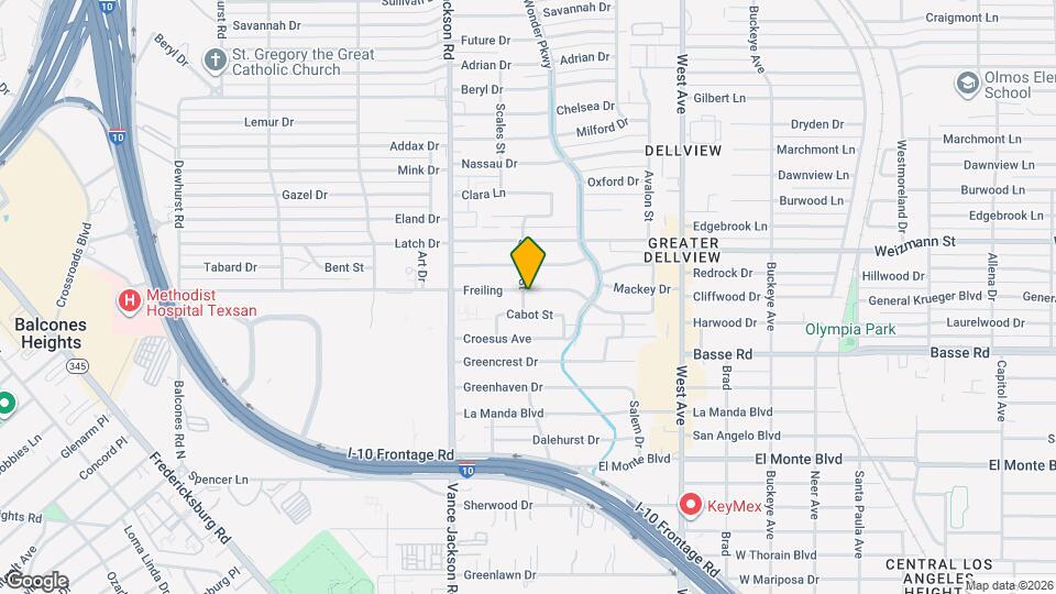 254 Freiling Map and Location Details