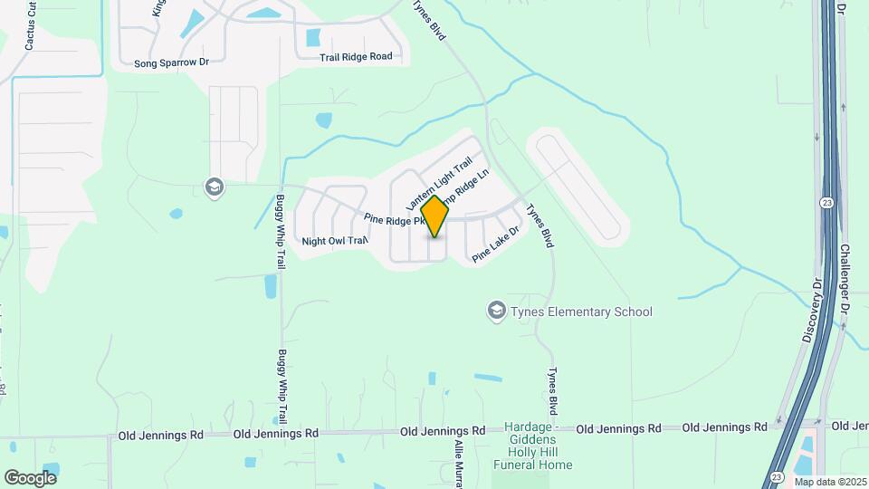 1341 Camp Ridge Ln Map and Location Details