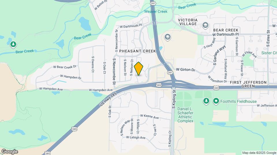 10427 West Hampden Avenue Map and Location Details