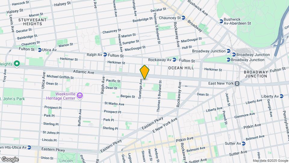 2127 Pacific St Map and Location Details