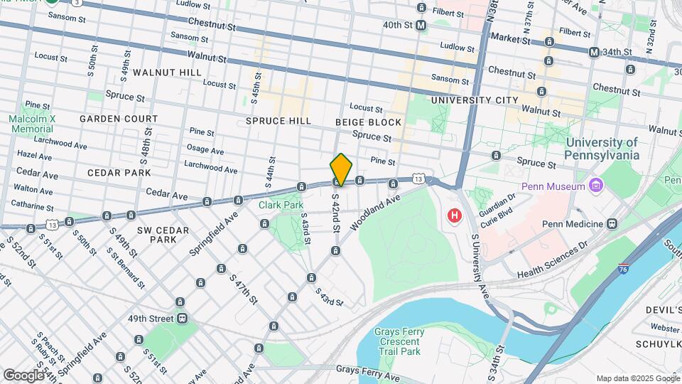 509 S 42nd St Map and Location Details