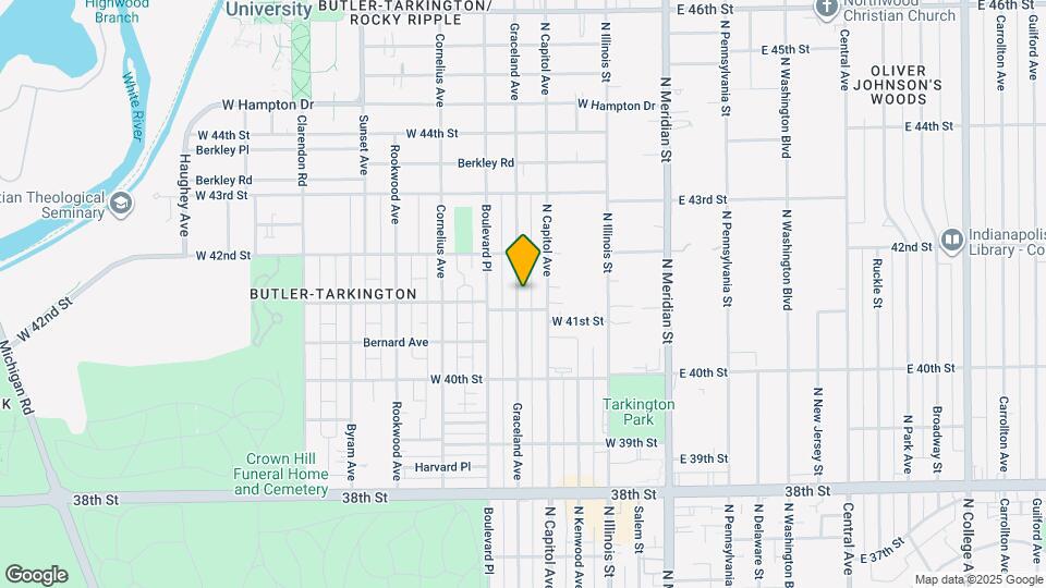 4113 Graceland Ave Map and Location Details