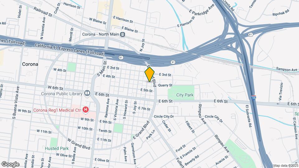 610 E 4th St Mapa y Detalles de la Ubicación