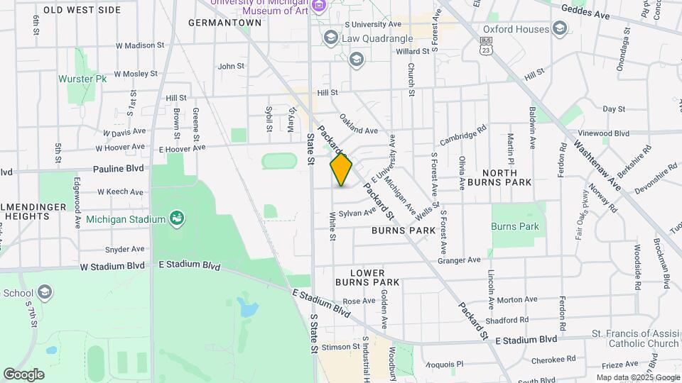 800 McKinley Ave Map and Location Details