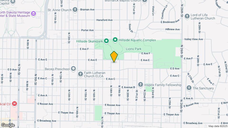819 N 18th St Mapa y Detalles de la Ubicación
