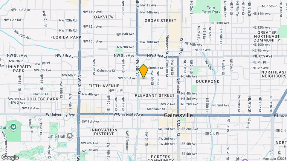 507 NW 6th Ave Map and Location Details