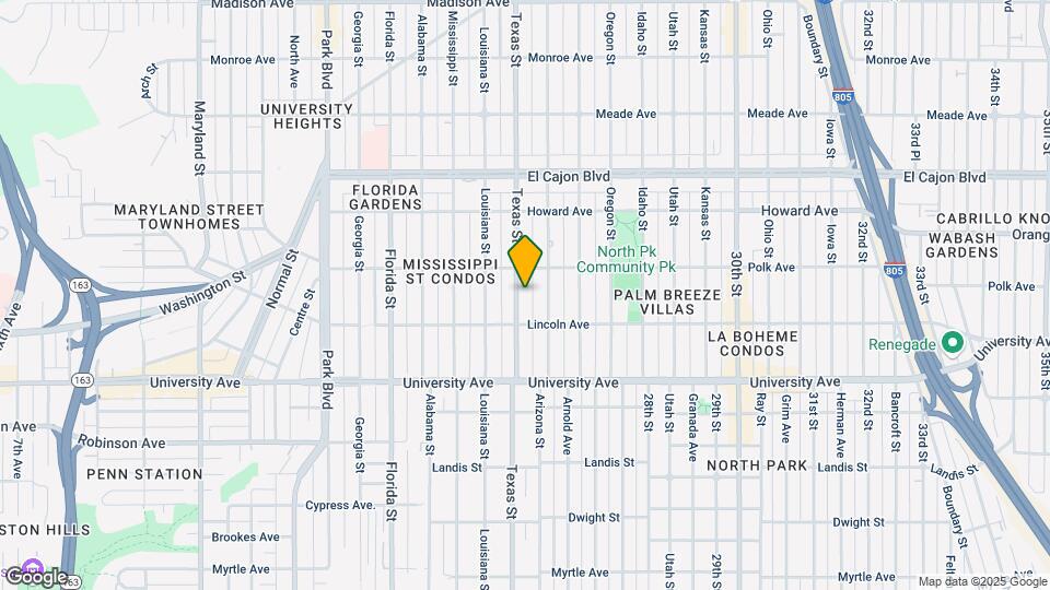 4049 Texas St Map and Location Details
