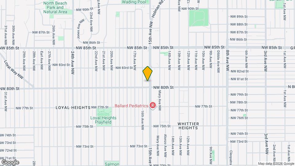 8009 15th Ave NW Map and Location Details