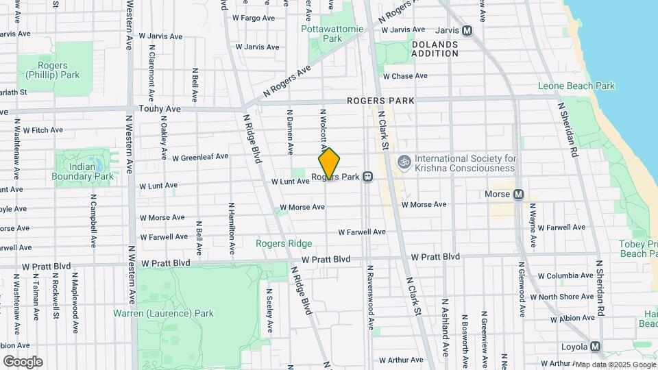 1849 W Lunt Ave Map and Location Details
