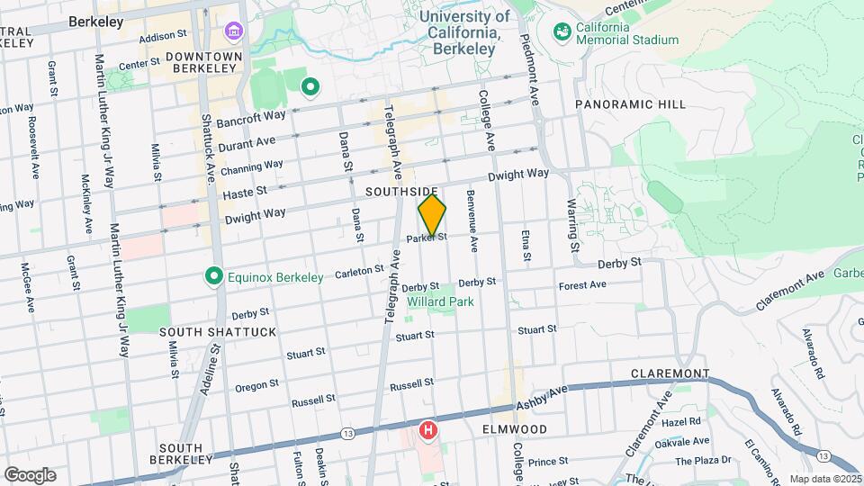 2512 Parker St Map and Location Details