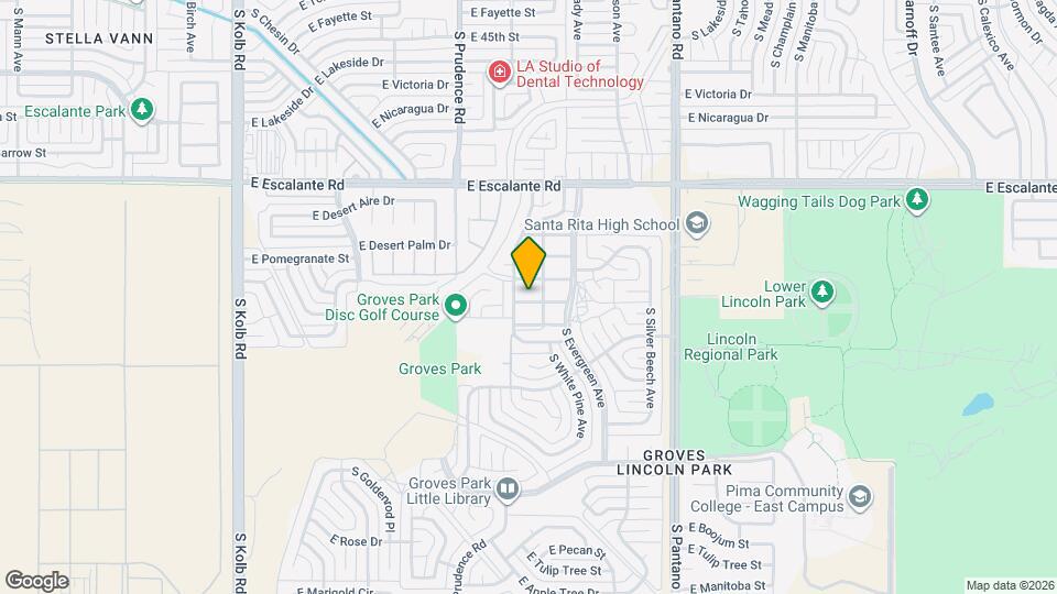 4089 S Queen Palm Dr Map and Location Details