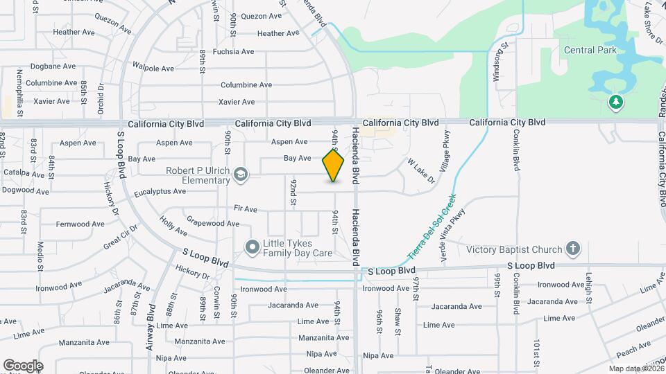 9337 Eucalyptus Ave, Unit C Map and Location Details