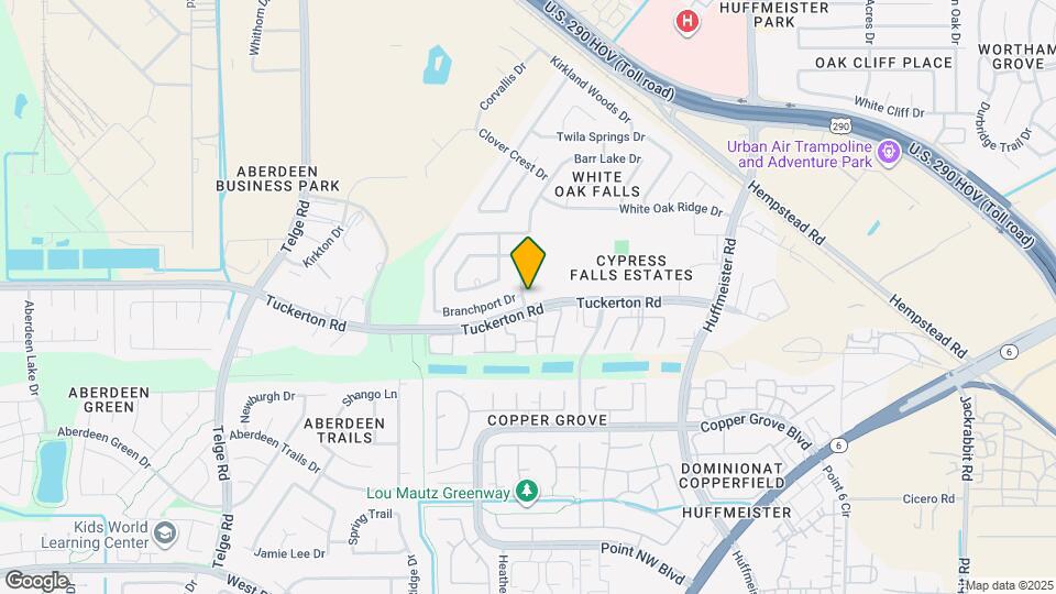 9606 Arched Oak Dr Map and Location Details