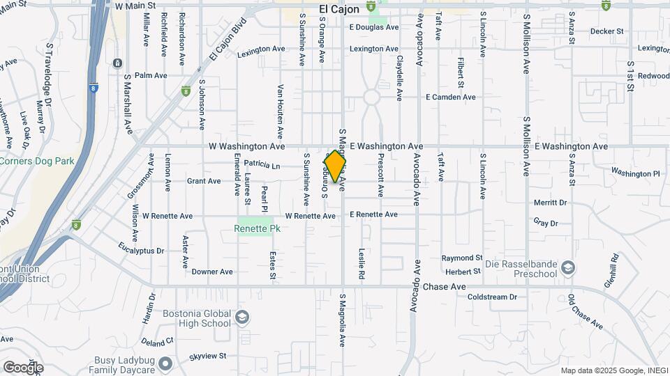 828 S Magnolia Ave Map and Location Details
